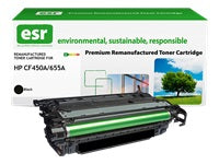esr 655A Schwarzer Toner – Kompatibel – 12'500 Seiten – für HP