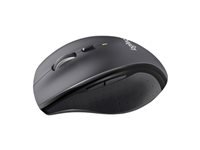 Logitech M705 Maus – kabellos, Bluetooth + 2,4 GHz, Batterieladeanzeige, Anthrazit
