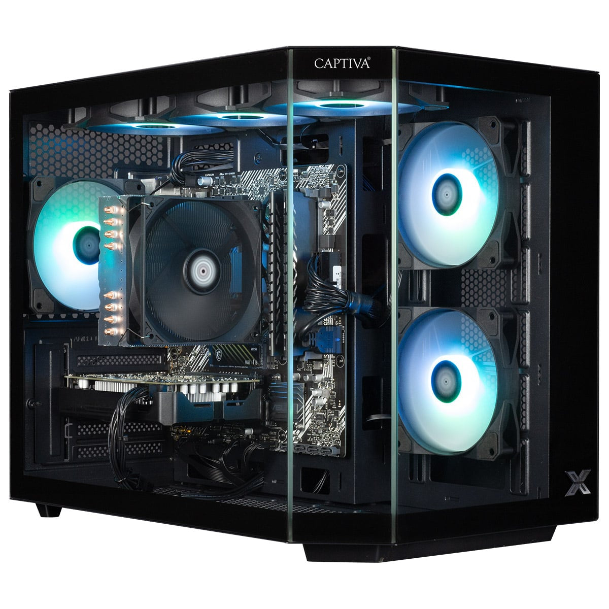 Captiva Advanced Gaming Tower – AMD Ryzen 7 5700X, 32 GB RAM, 1 TB SSD, Windows 11 Home