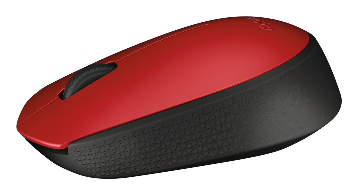 Logitech M171 Maus – Kabellos, Rot