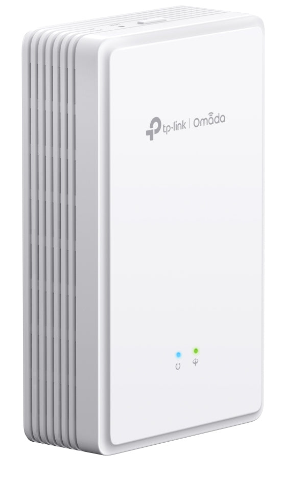TP-Link EAP625GP-Wall Access Point – Wi-Fi 6 AX1800, Dual-Band, 2× 1G, 1× GPON, PoE-Out (802.3af)