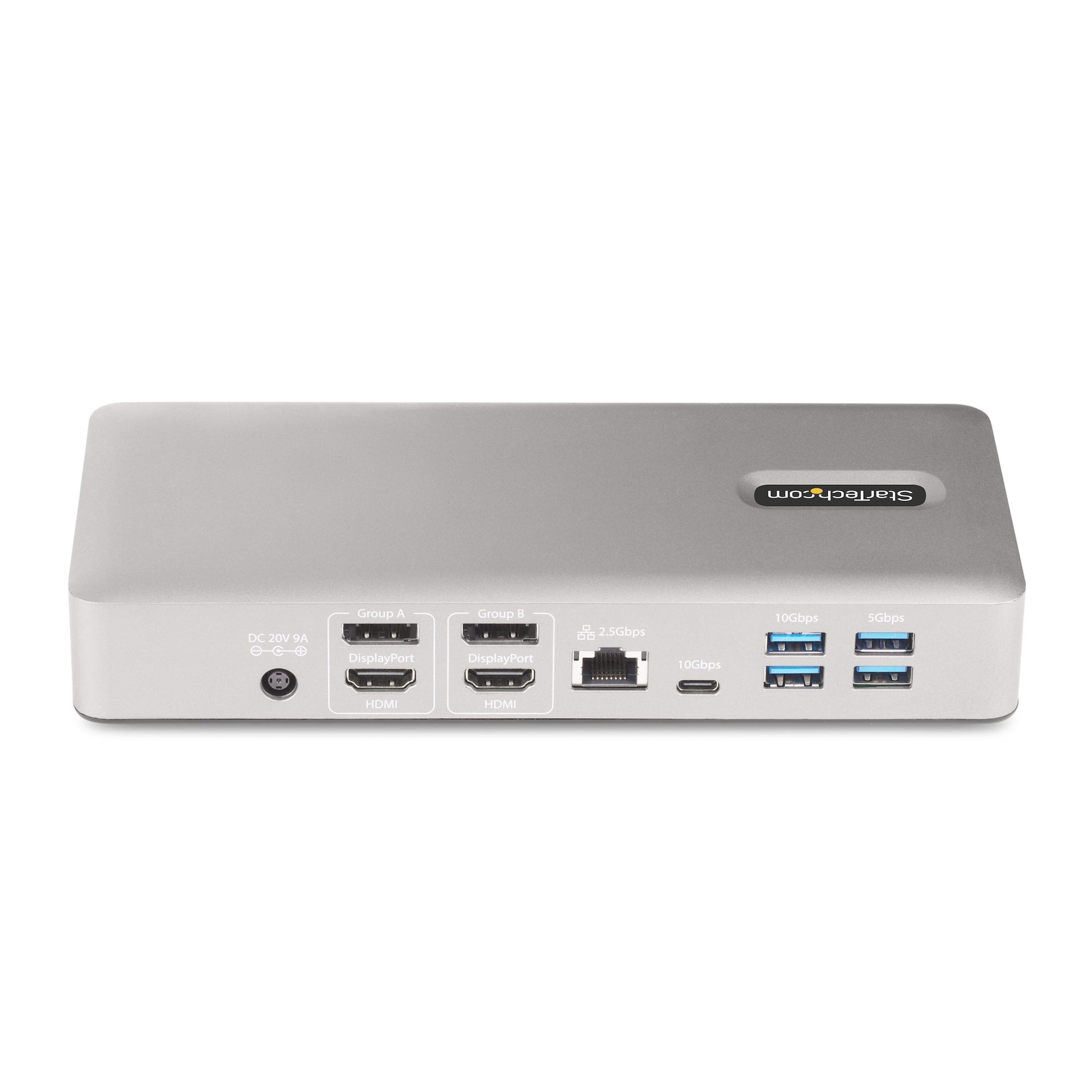 StarTech.com Dockingstation – Thunderbolt 4, 2× DP, 2× HDMI, 98 W PD, 2,5GbE, für Windows/Mac