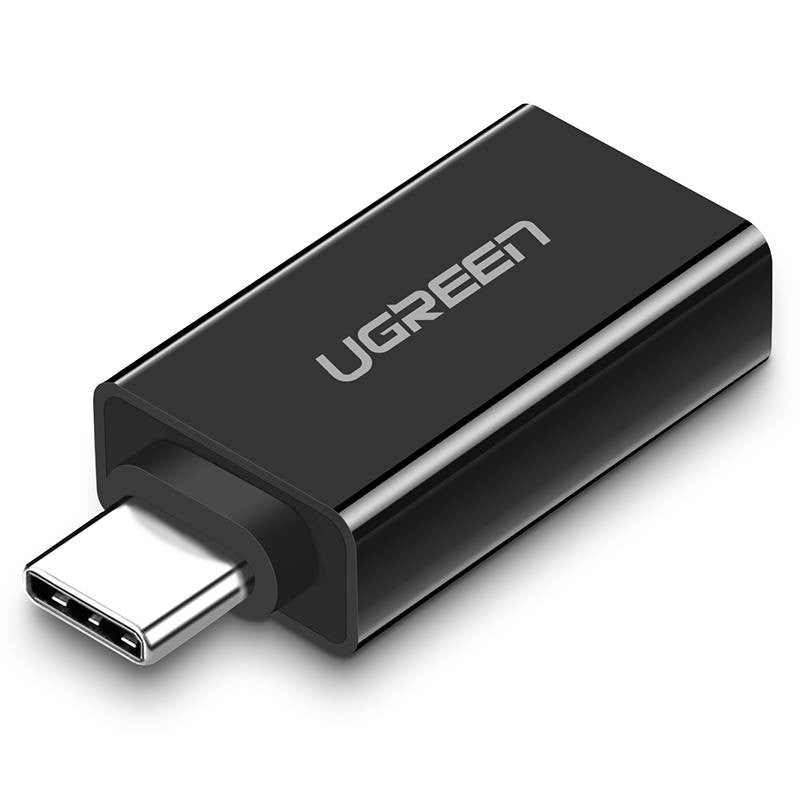 UGREEN 20808 Adapter USB-C zu USB-A – USB 3.2 Gen 1 (5 Gbit/s), 1× USB-A – Schwarz