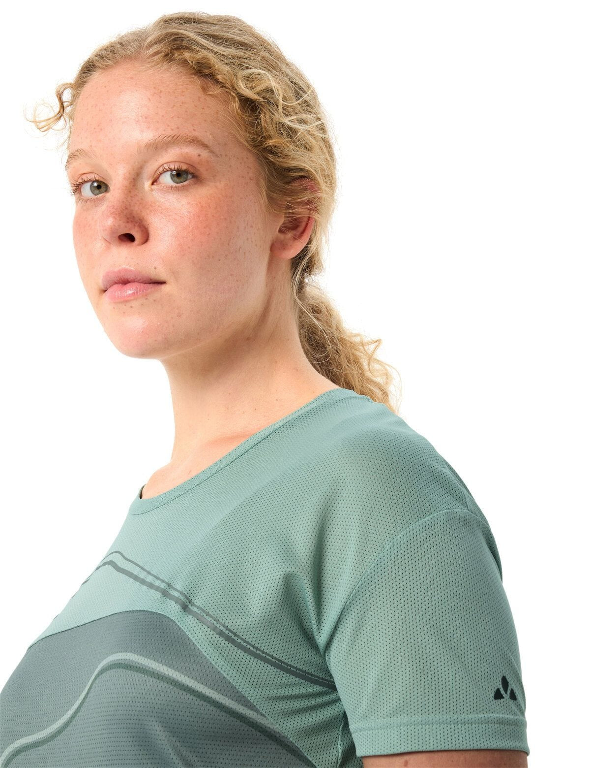 VAUDE T-Shirt – Grösse 42 – Grün (deep pond), 100% Polyester (recycelt), Kurzarm