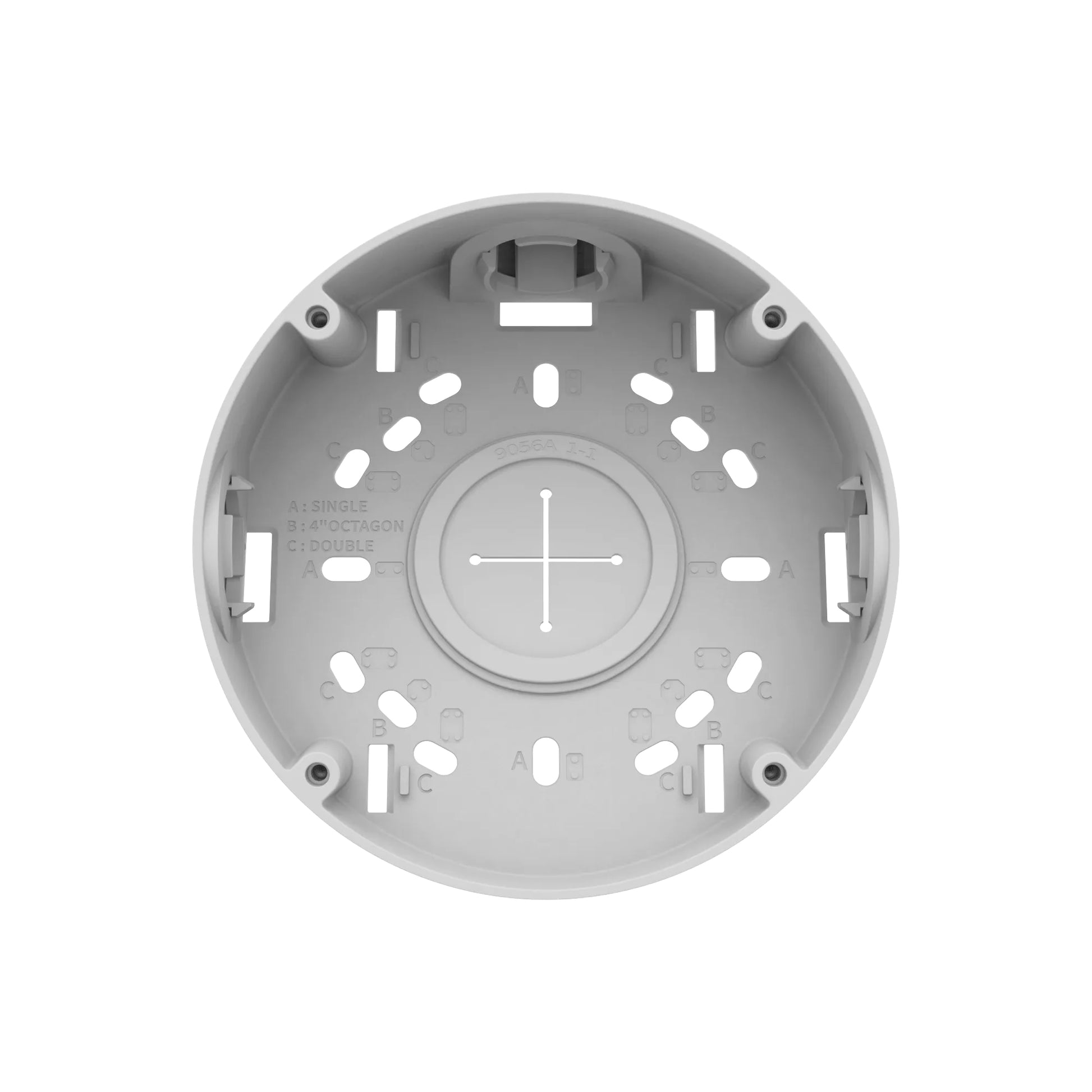Hanwha SBV-140TMW Halterung – Mastmontage, Aluminium, Ø 14,4 cm, H 81,1 mm – für QNV-C8083R/C9083R und andere