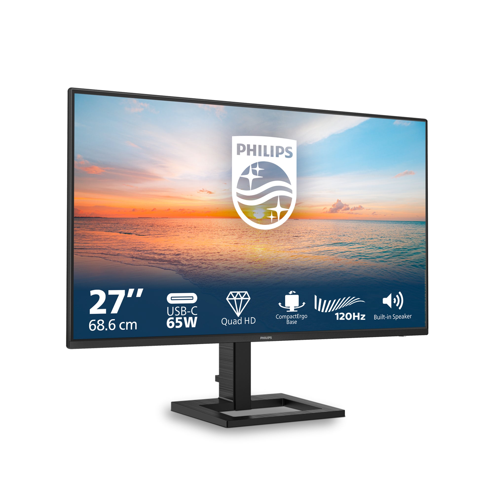 Philips 27E1N1600AE/00 – Monitor, 27" 2560 × 1440 (WQHD), IPS, 100 Hz, 350 cd/m²