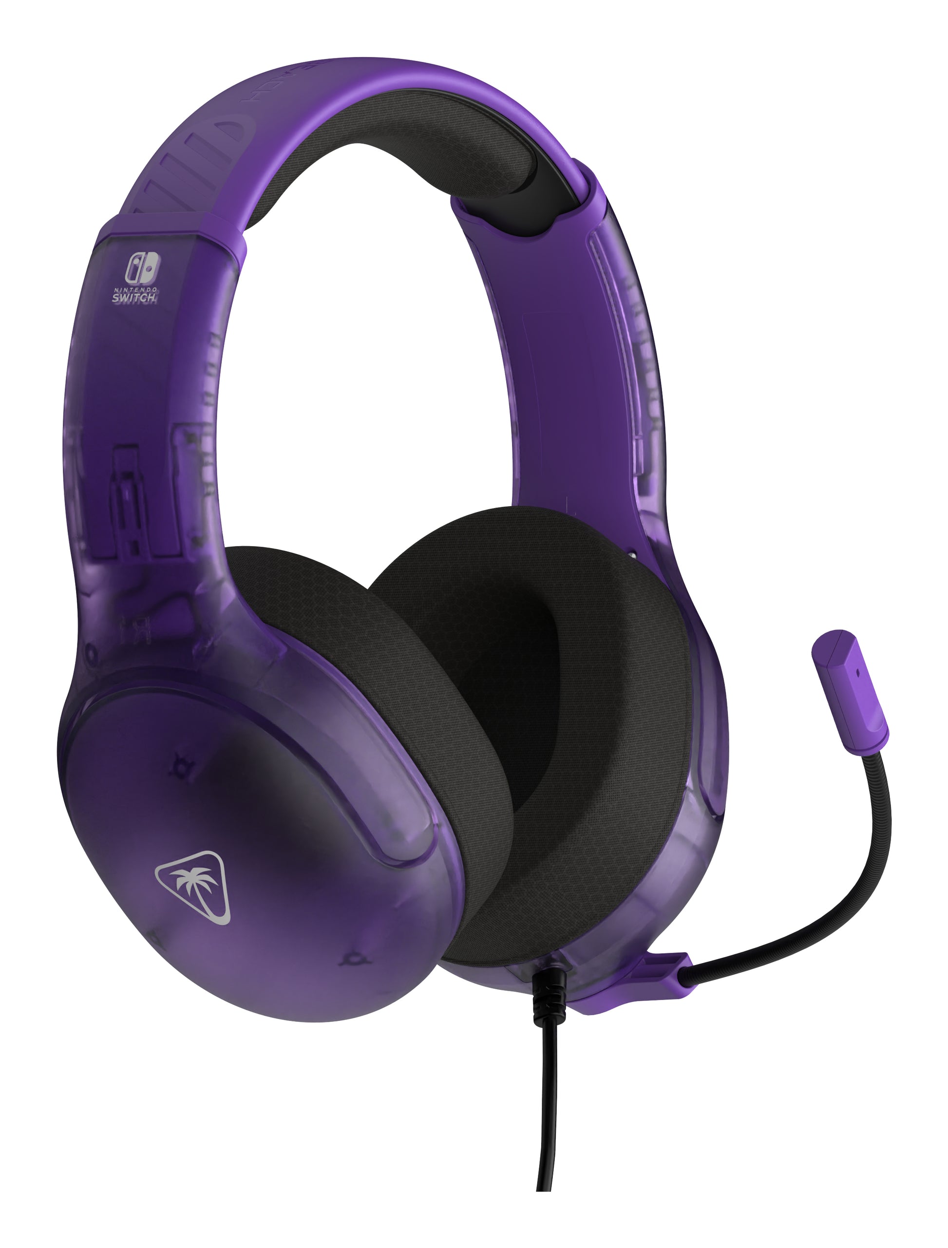 Turtle Beach Airlite Fit Gaming-Headset – Over-Ear, Stereo, Kabelgebunden, 3,5 mm Klinke, für Switch, Schwarz/Violett