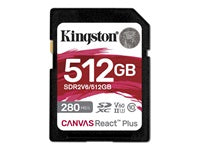 Kingston Technology Kingston Canvas React Plus SDXC-Karte – 512 GB, UHS-II, V60 280/150 MB/s