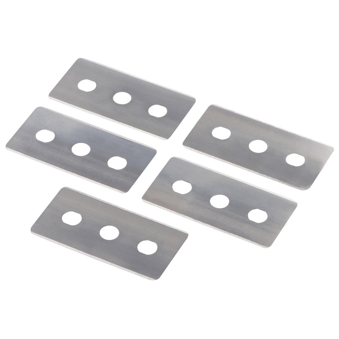 Xavax Ersatzklingen – 5 Stk. – Metall, silber, für Xavax Glasschaber 110702, 110753