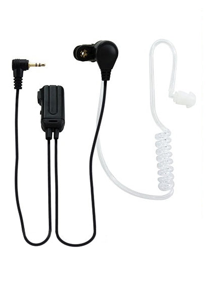 Alecto FRH-10 DUO – Headset für PMR (2,5 mm), Monophon, 8 Kanäle, bis 7 km, Schwarz