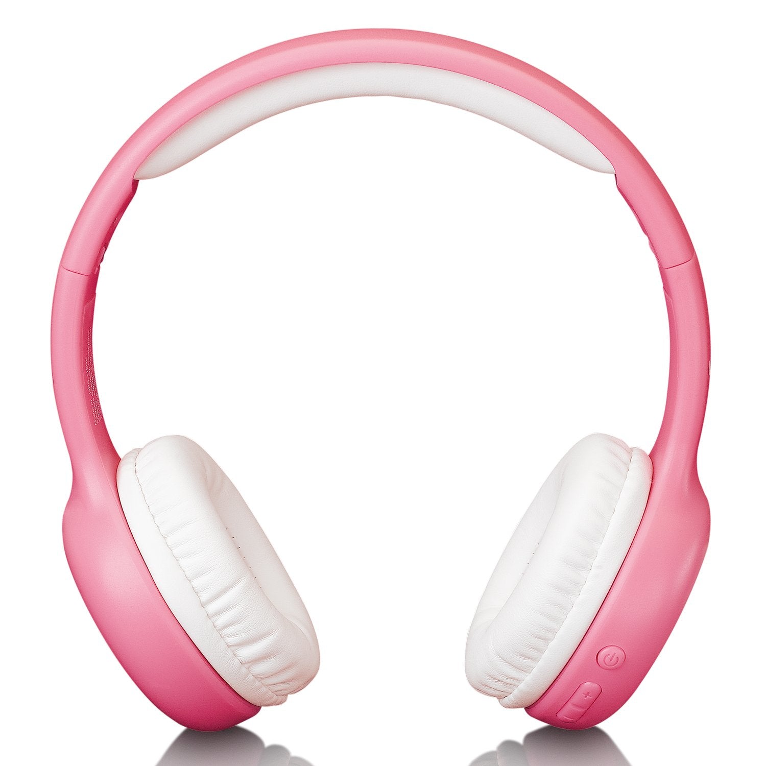 Lenco HPB-110 Kinderkopfhörer – Over-Ear, Stereo, Kabel + BT, 3,5 mm Klinke, 85 dB Lautstärke-Limit, Pink