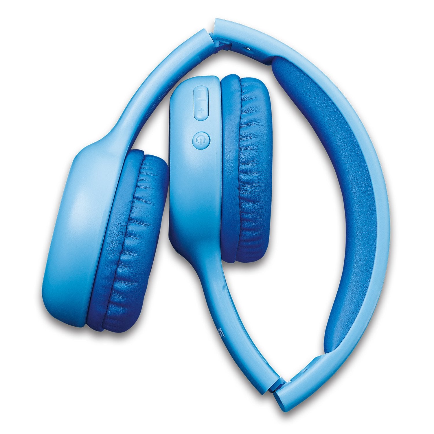 Lenco HPB-110 Kinderkopfhörer – On-Ear, Stereo, Kabel + BT, 85 dB Lautstärke-Limit, Blau, BT 5.0