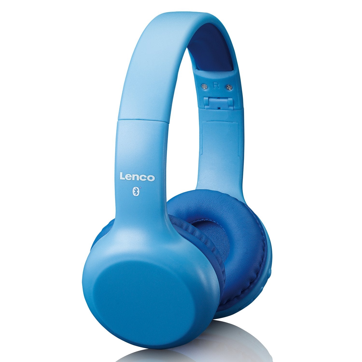 Lenco HPB-110 Kinderkopfhörer – On-Ear, Stereo, Kabel + BT, 85 dB Lautstärke-Limit, Blau, BT 5.0