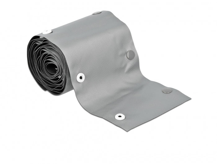 DeLOCK Kabelschlauch – Ø 19 mm – 2 m – PVC – Grau