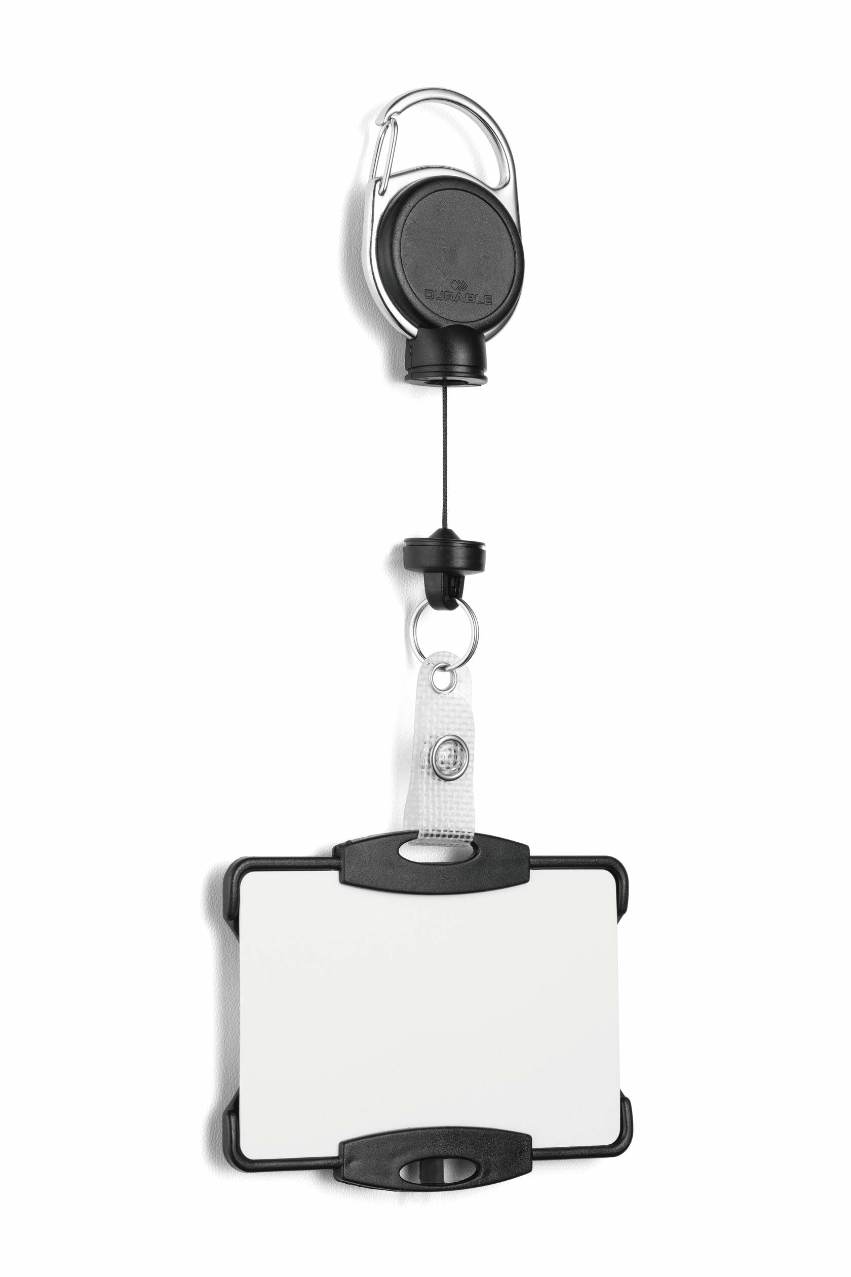 Durable Ausweishalter – 87 × 54 mm, transparent, für 1 Betriebs-/Sicherheitsausweis