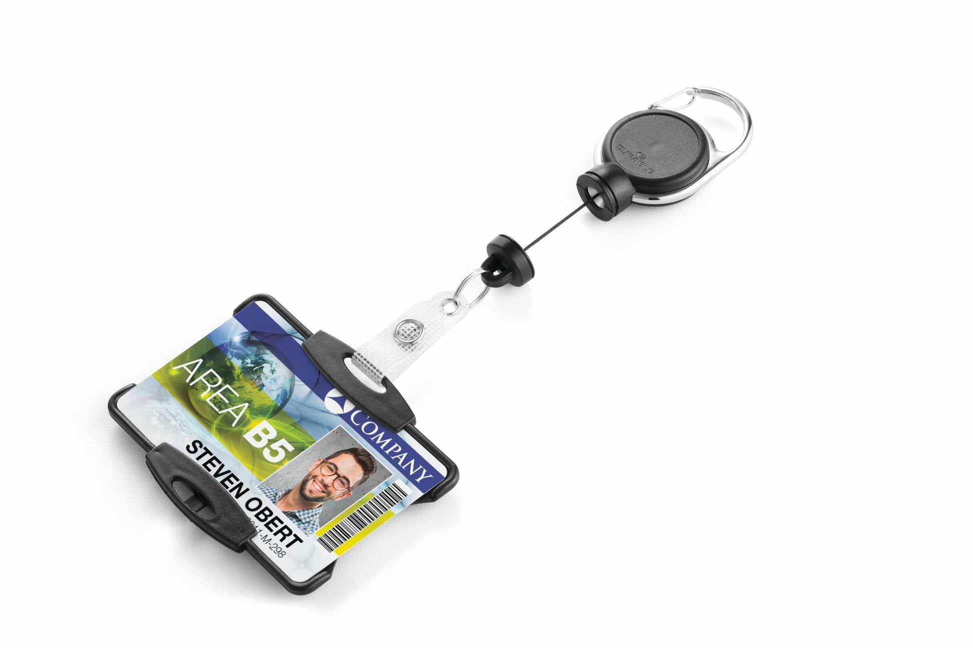 Durable Ausweishalter – 87 × 54 mm, transparent, für 1 Betriebs-/Sicherheitsausweis