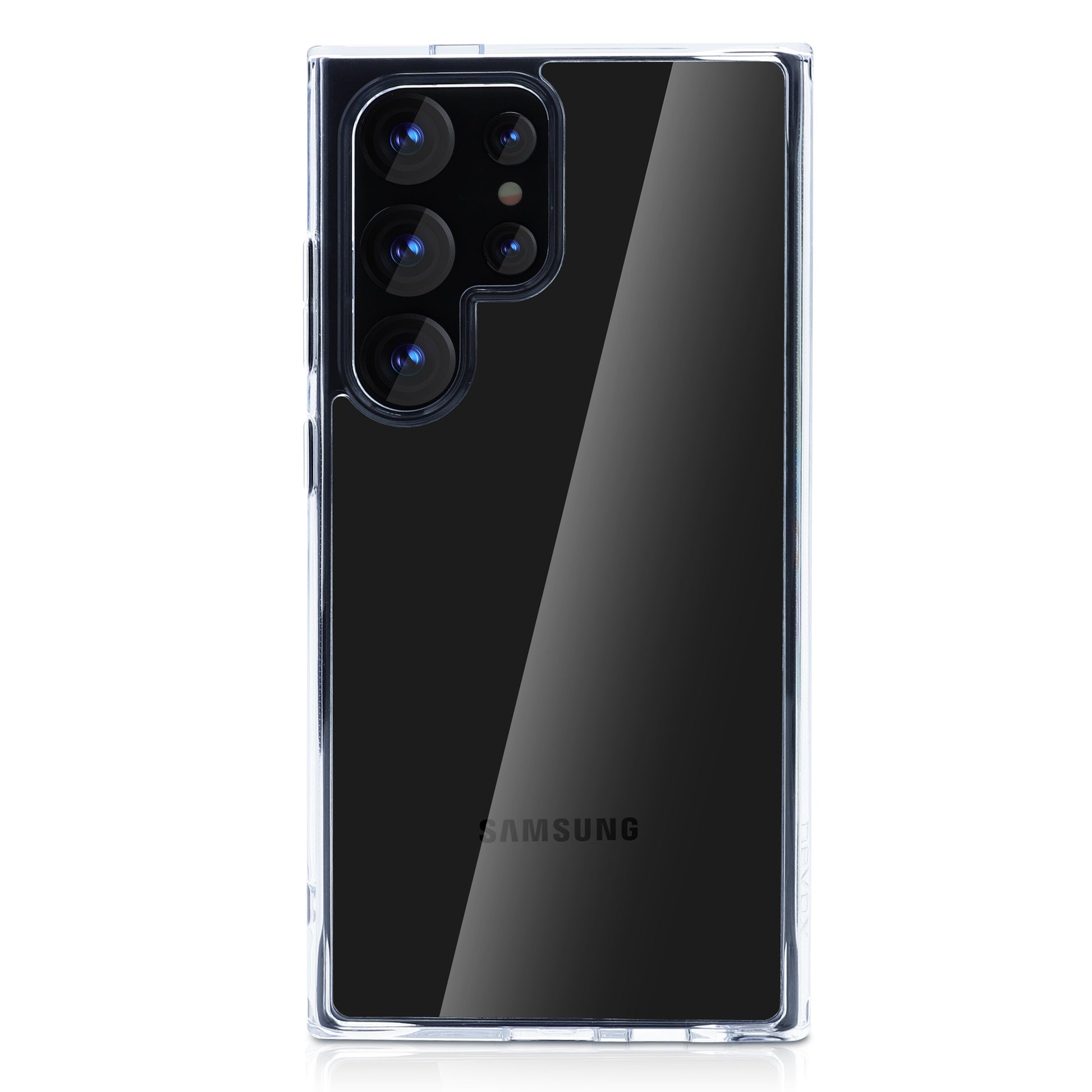 nevox StyleShell SHOCKFlex – Backcover – für Samsung Galaxy S25 Ultra, PC+TPU, Transparent