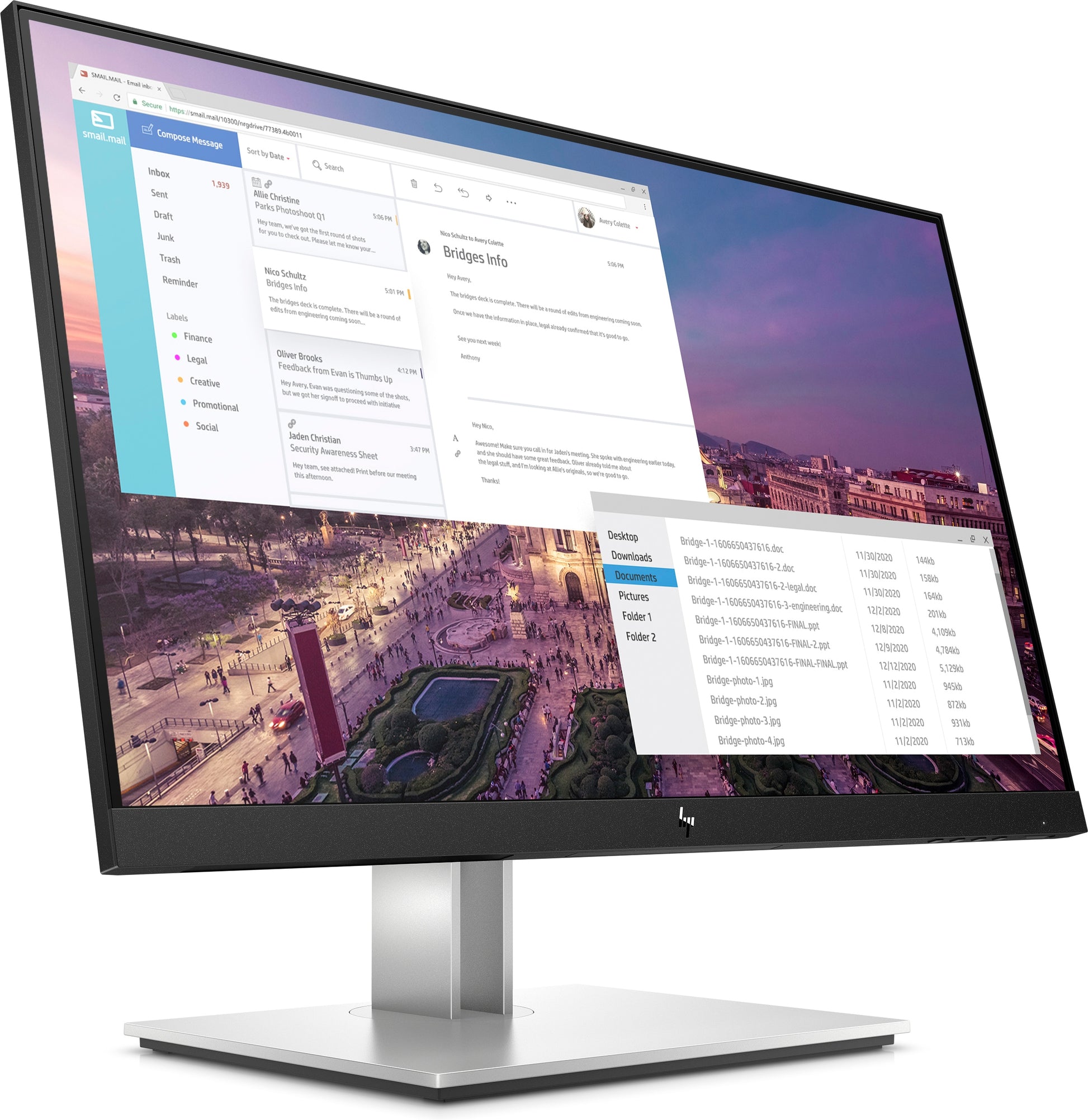 HP E23 G4 – E-Serie, 23" (58,4 cm), IPS (Full HD)