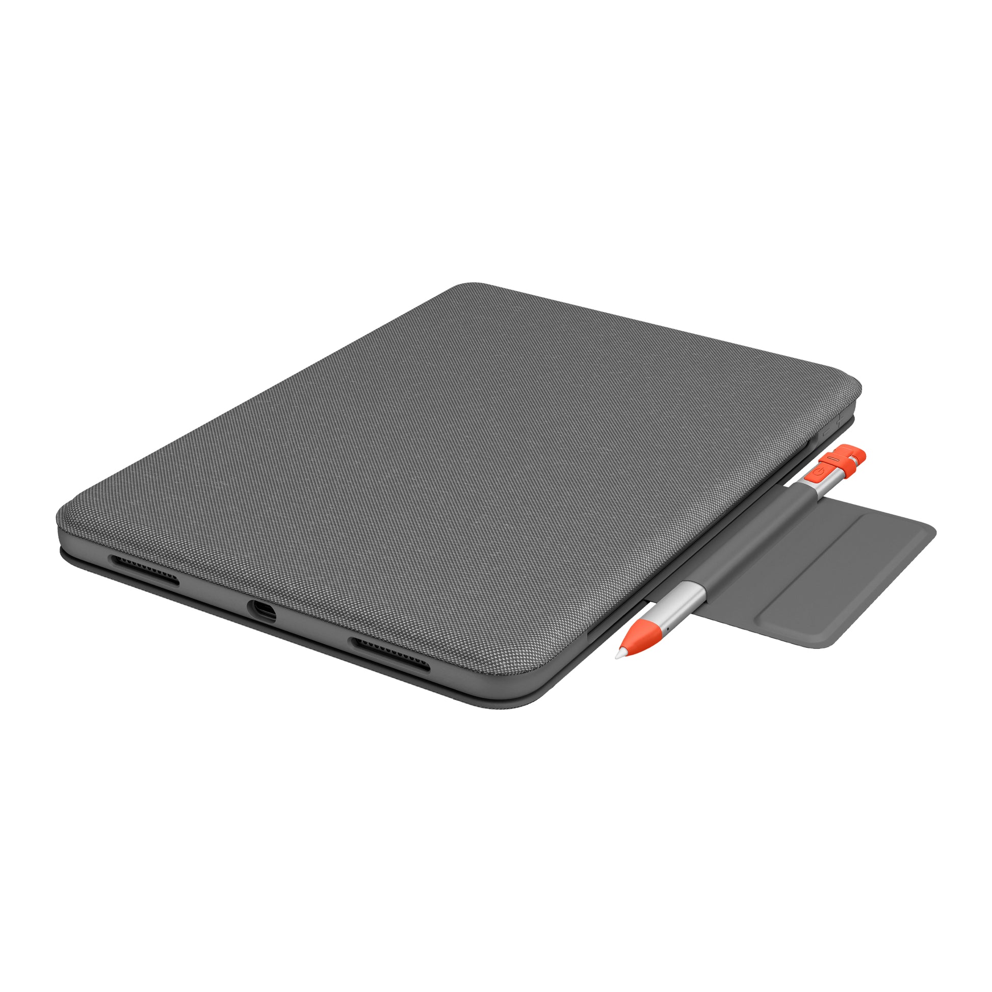 Logitech Folio Touch – Tastatur, CH-Layout (DE-CH), mit Touchpad, Grau – für iPad Air (4. Generation)