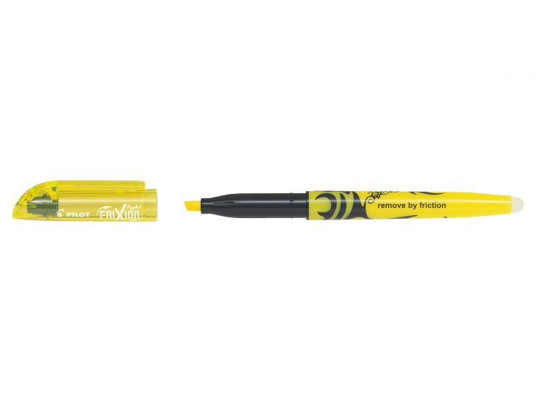 Pilot FriXion Light Textmarker – 4er Set, Farben: Grün/Pink/Gelb, Keilspitze 3,3 mm, radierbar