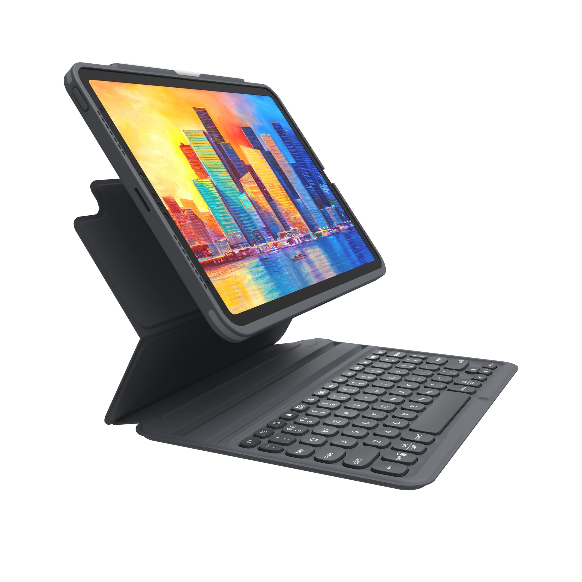 ZAGG Pro Keys – Tastatur, kabellos (Bluetooth), CH-Layout (DE-CH) – für iPad Air 10,9" (Gen 4–5)