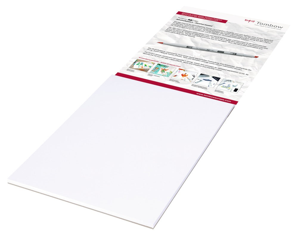 Tombow Layoutpapier, Papier, 20 × 29,7 cm, weiss halbtransparent, 75 Blatt