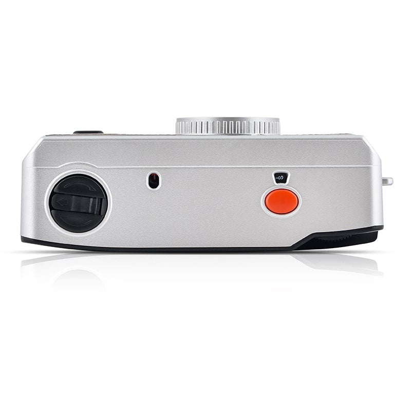 AgfaPhoto Analog Kamera 35mm – Kompakt-Filmkamera, 32 mm f/9, fokusfrei, eingebauter Blitz, schwarz