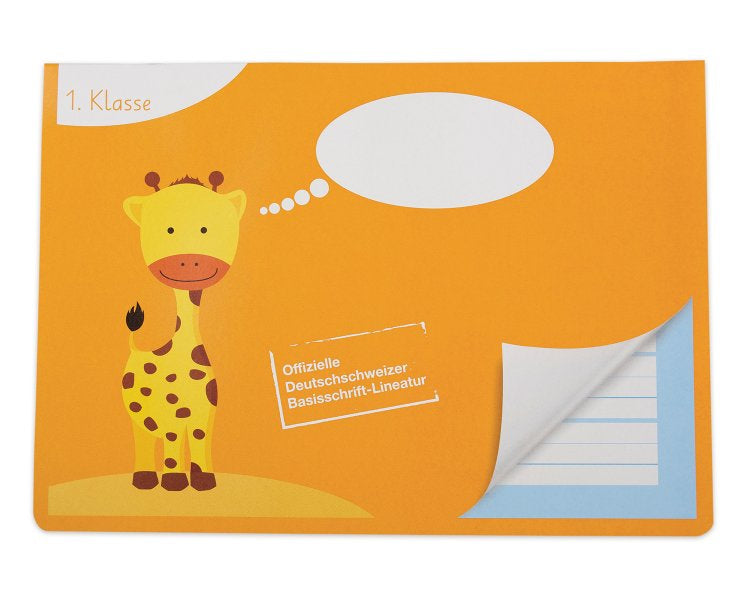 Elco Basisschrift Schulheft – A4 quer – 24 Blatt – 90 g/m² – Orange, FSC