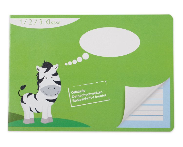 Elco Schulheft – A5 quer – Basisschrift – 24 Blatt – 90 g/m², grün, FSC