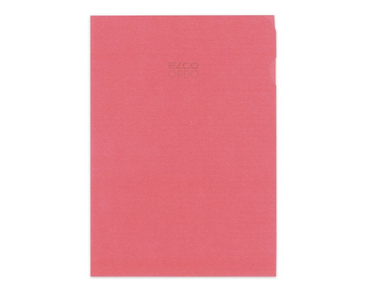 Elco Sichtmappe A4 – Rot, Papier, 100er-Pack