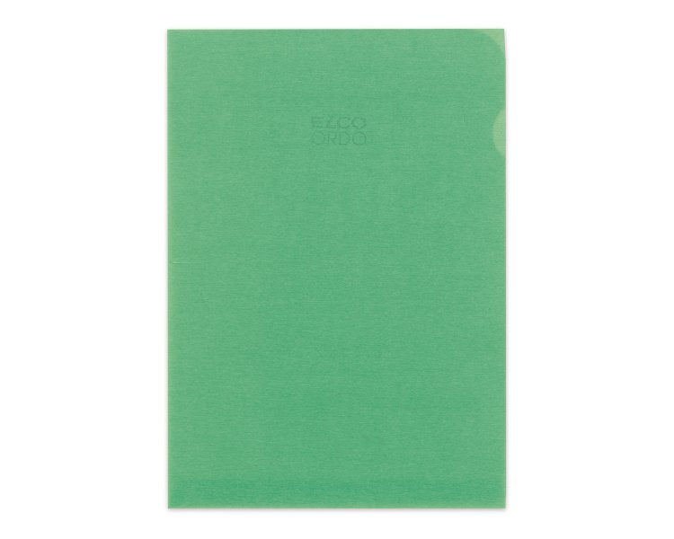 Elco Sichtmappe A4 – Grün, Papier, 100er-Pack