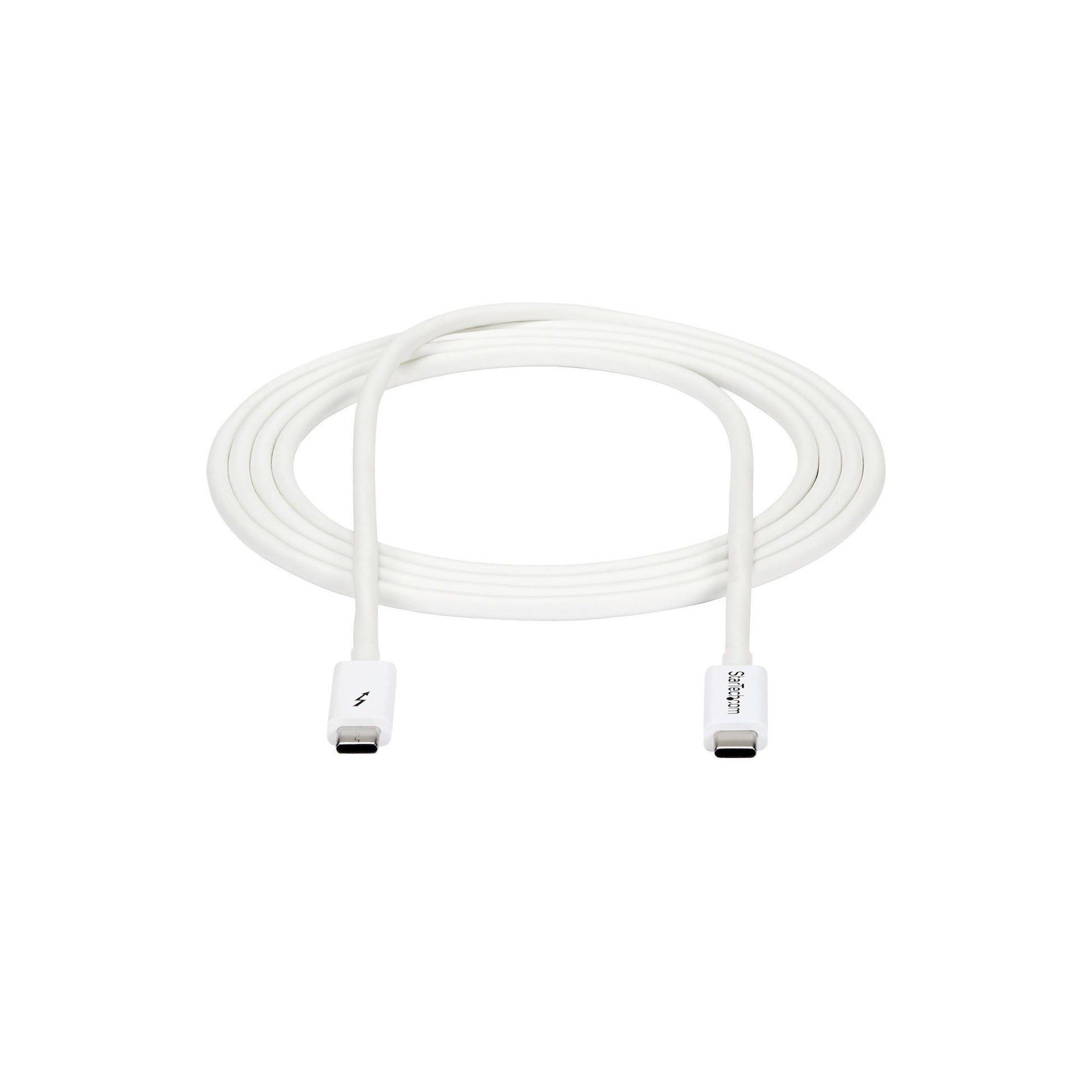 StarTech.com USB-C-zu-USB-C Thunderbolt 3 Kabel – 2 m, weiss