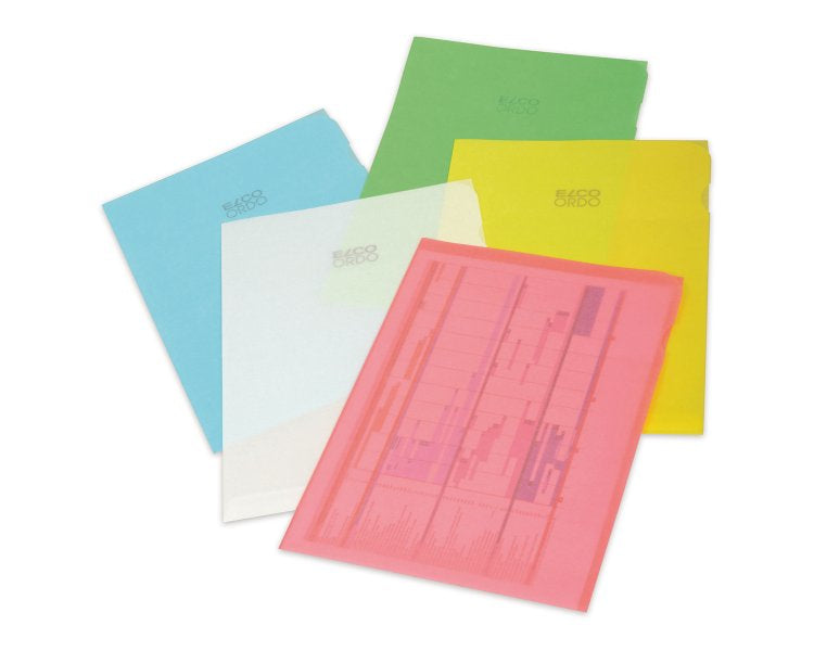 Elco Sichtmappe A4 – Gelb, Papier, 100er-Pack