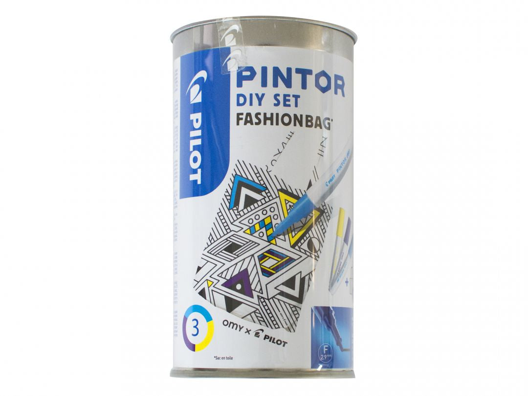 Pilot Bastelset Pigment Marker Jutebeutel – 3 Pintor Marker