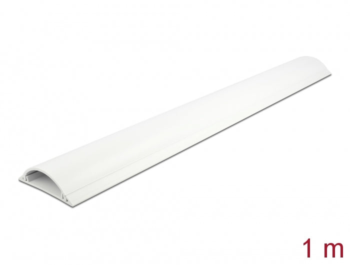 DeLOCK Wandkanal – 70×20 mm – 1 m – PVC – Weiss, selbstklebend, 1 Stk.
