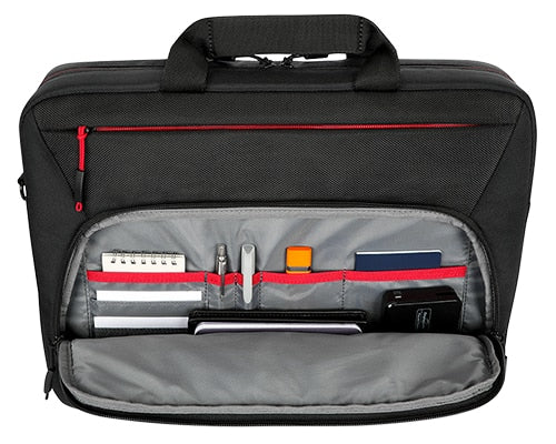 Lenovo Notebook-Tasche für bis zu 15,6" – Fronttasche, abnehmbarer Schultergurt – Schwarz