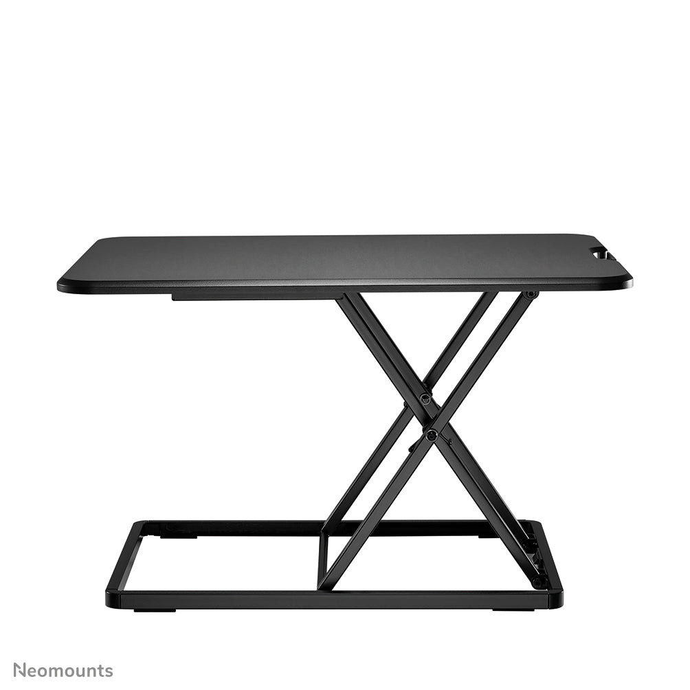 Neomounts Stehtisch – 67 × 47 × 40,5 cm – schwarz – höhenverstellbar