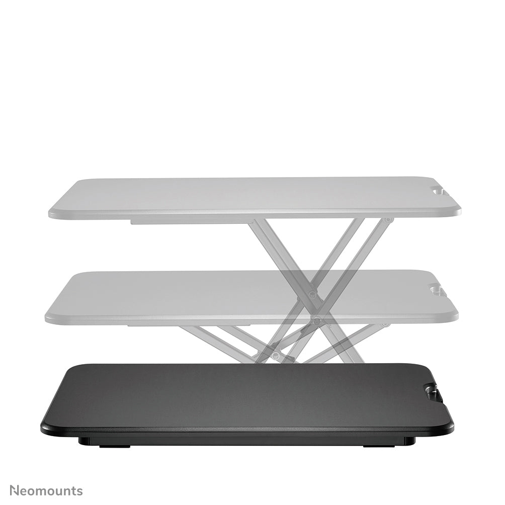 Neomounts Stehtisch – 67 × 47 × 40,5 cm – schwarz – höhenverstellbar