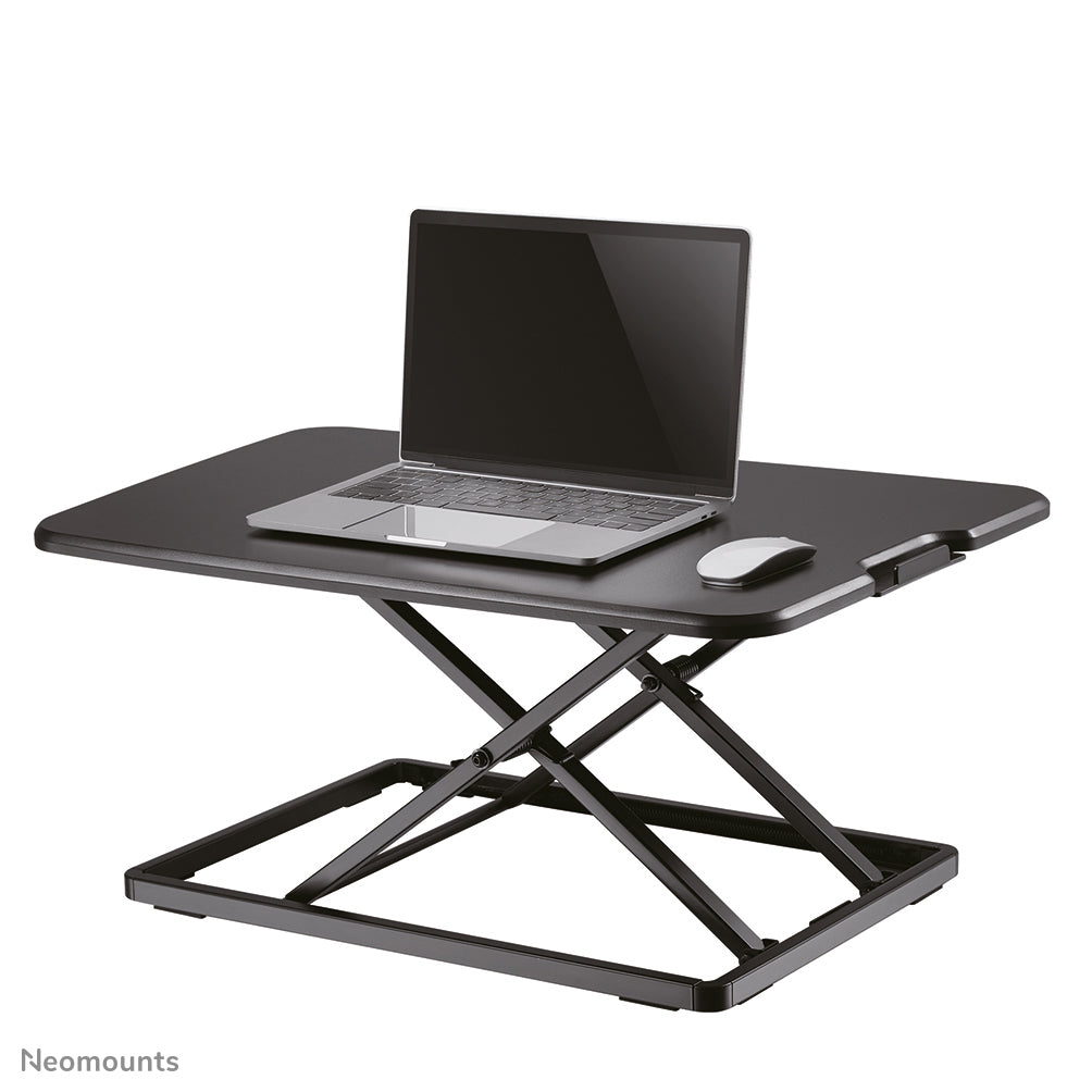 Neomounts Stehtisch – 67 × 47 × 40,5 cm – schwarz – höhenverstellbar