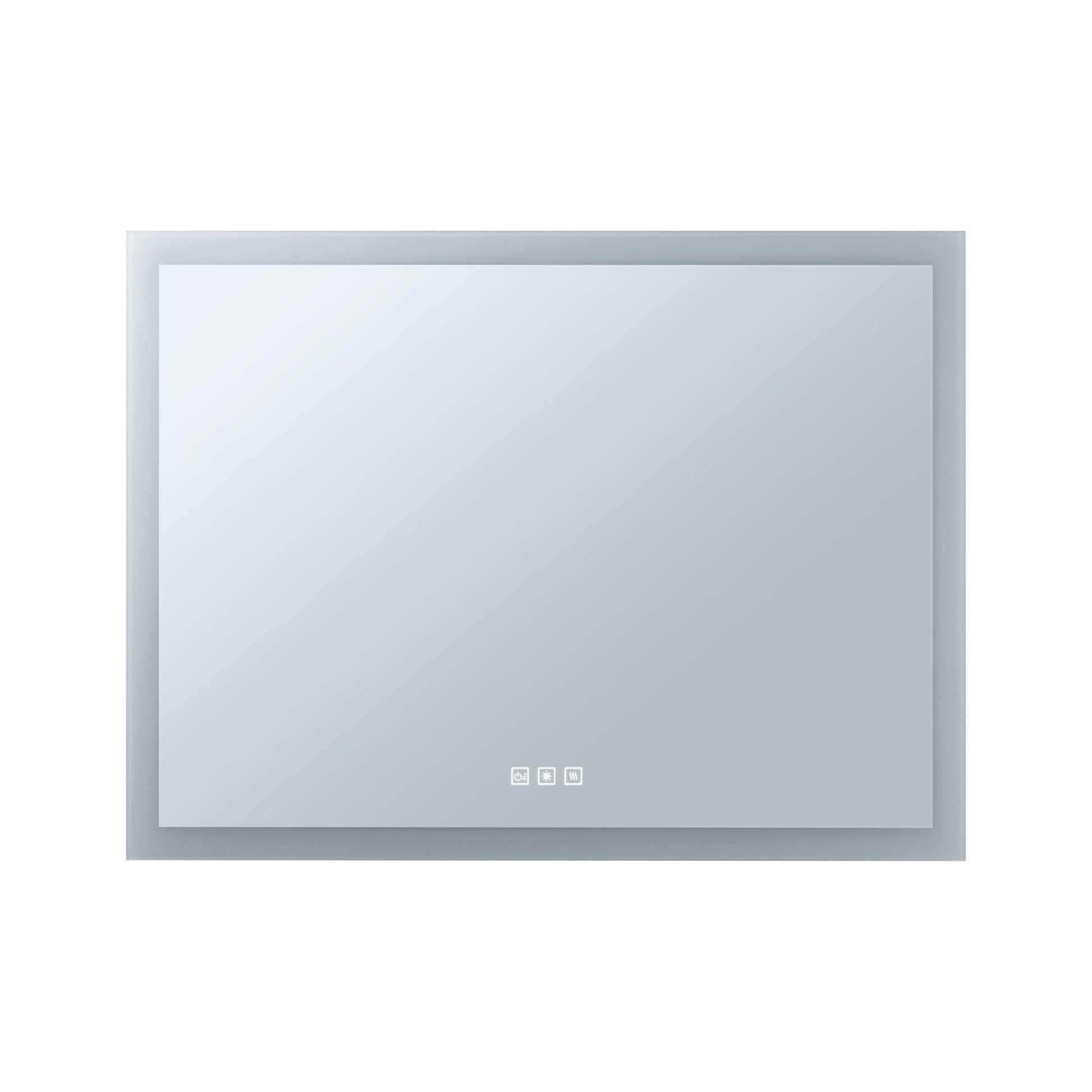 Paulmann Spiegel MIRRA – 60×80 cm, Metallrahmen, LED-Beleuchtung, IP44, Weiss