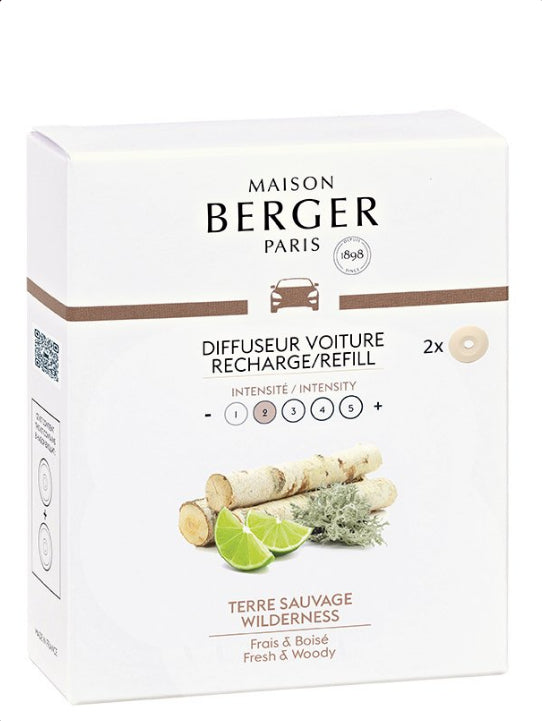 Maison Berger Paris Maison Berger Terre Sauvage – Duftkartusche, 60 Tage, 2er-Pack
