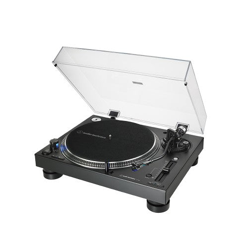 Audio-Technica AT-LP140XP – Plattenspieler (Direktantrieb, manuell), 33⅓/45/78 U/min – Schwarz