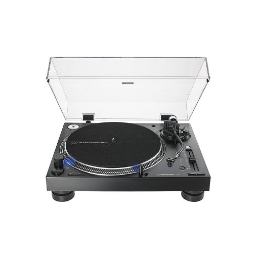 Audio-Technica AT-LP140XP – Plattenspieler (Direktantrieb, manuell), 33⅓/45/78 U/min – Schwarz