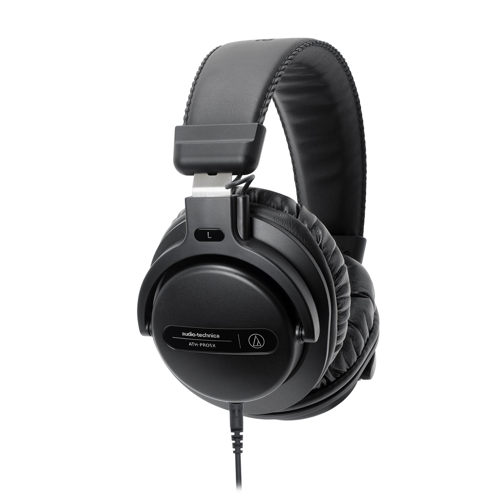 Audio-Technica ATH-PRO5X – Over-Ear DJ-Kopfhörer – geschlossen, 3,5 mm, abnehmbares Kabel – schwarz