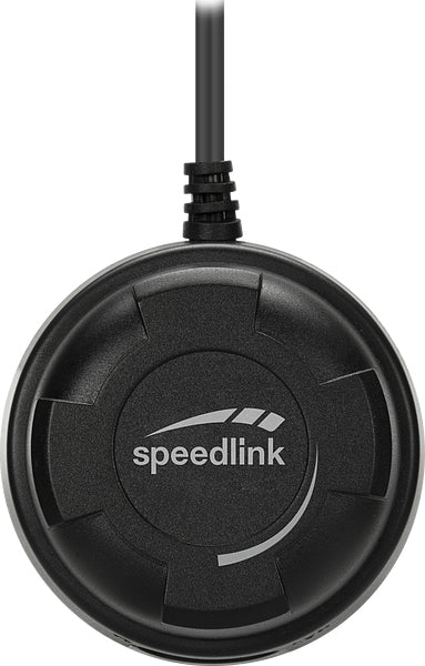 SPEEDLINK SL-830100-BK – PC-Lautsprecher-Set 2.1 – 60 W, mit Subwoofer, Cinch, Schwarz