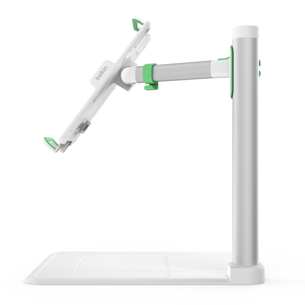 Belkin Tablet Stage 2.0 Tablet-Ständer – für 7–12,9", schwenkbar, verbessertes Kabelmanagement – Weiss