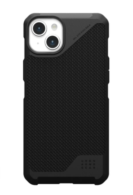 Urban Armor Gear UAG – Backcover Metropolis LT – für Apple iPhone 15 Plus – schwarz – Kevlar/TPU – MagSafe-kompatibel