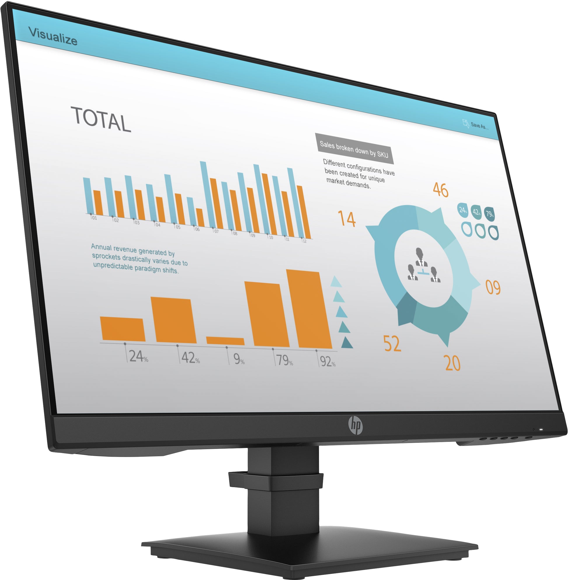 HP P24 G4 – Monitor, 23,8" 1920 × 1080 (Full HD)