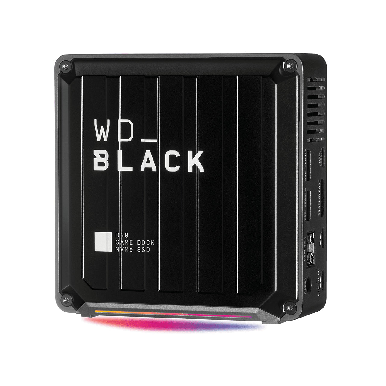 Western Digital D50 Dockingstation – Thunderbolt 3, DP, 2× USB-A, 3× USB-C, 1 TB SSD, GbE, für Windows/Mac