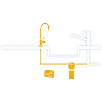 Brita Ersatz-Filterkartusche, 11,4 × 11,5 × 26,5 cm, Kunststoff – für Küchenarmatur, P1000